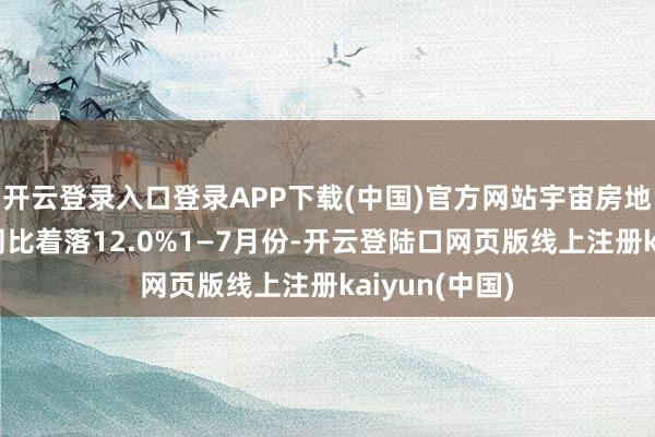 开云登录入口登录APP下载(中国)官方网站宇宙房地产确立投资同比着落12.0%1—7月份-开云登陆口网页版线上注册kaiyun(中国)